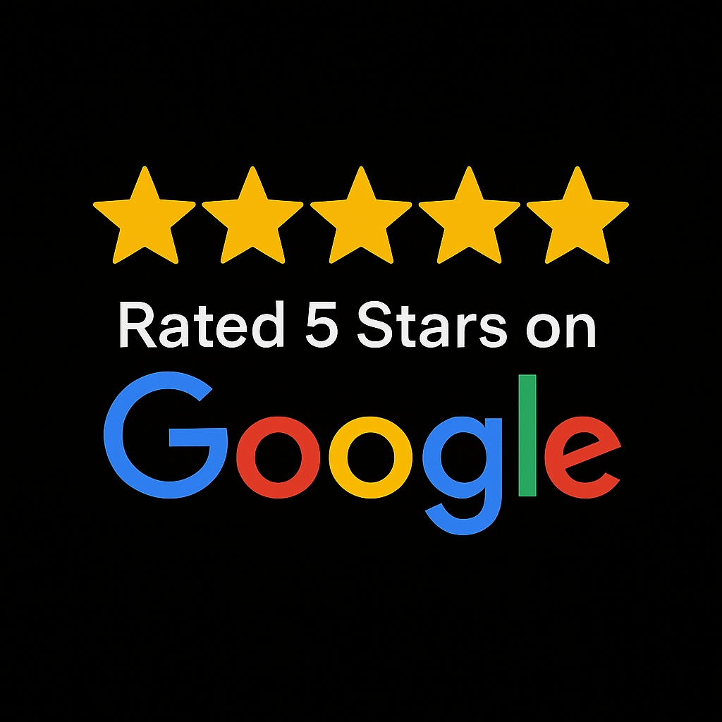 5 star Google reviews