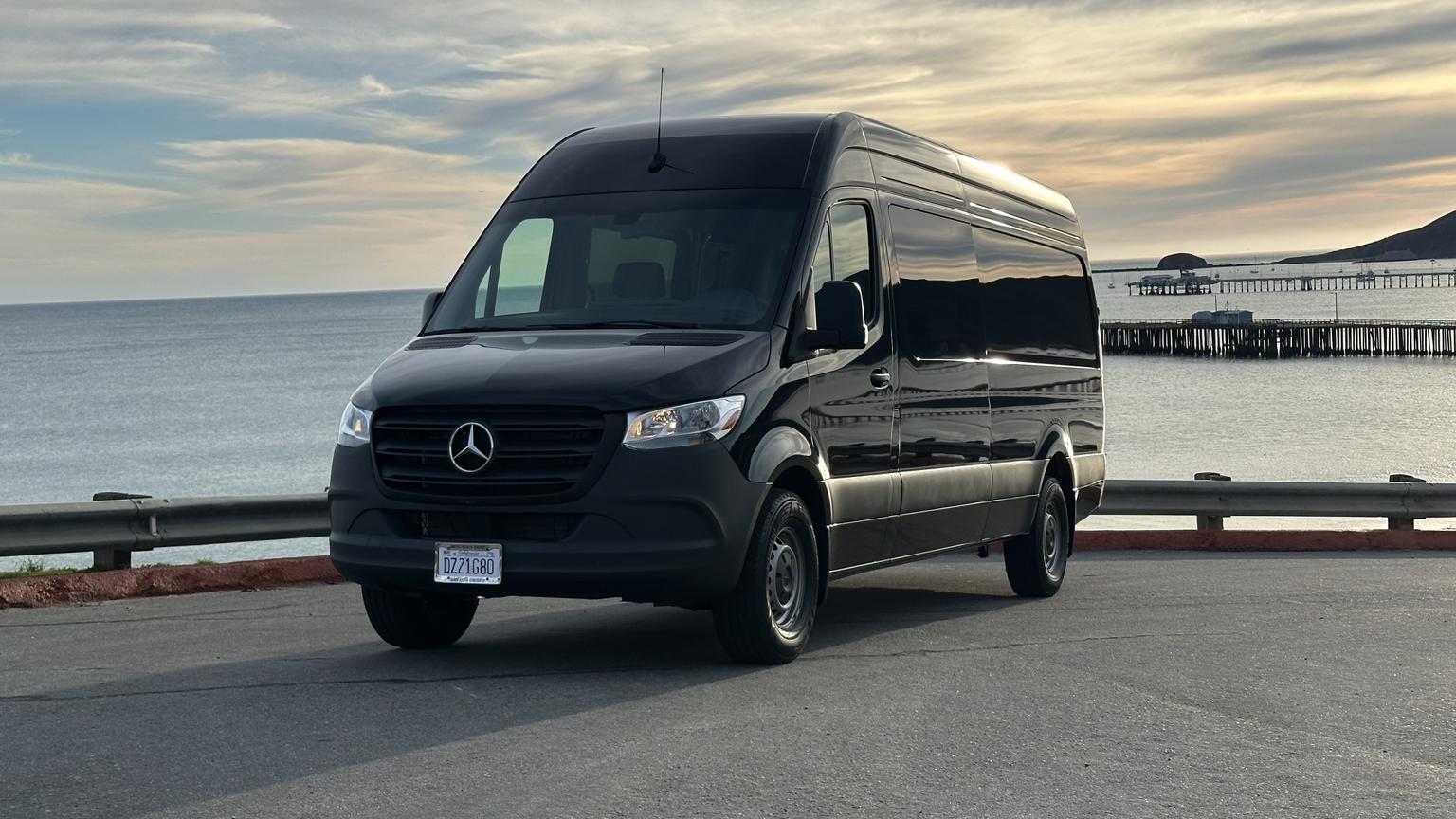 Mercedes-Benz Sprinter 9-passenger black van